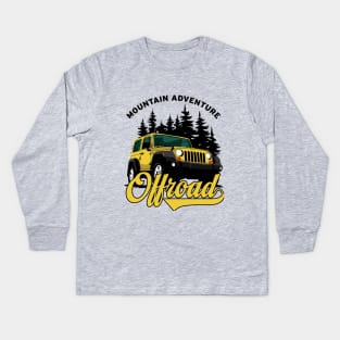 Jeep offroad! Kids Long Sleeve T-Shirt